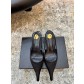 YSL 생로랑 실크 미들 펌프스 힐 구두 신발 5.5cm