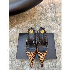 YSL 생로랑 실크 미들 펌프스 힐 구두 신발 5.5cm