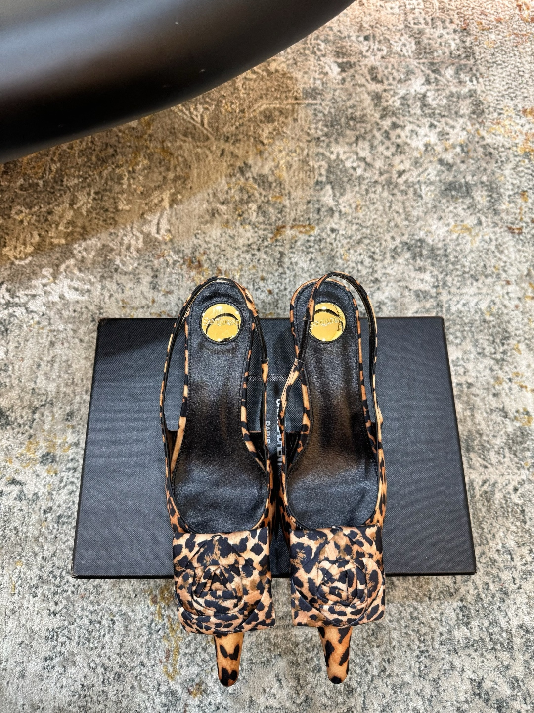 YSL 생로랑 미들 펌프스 힐 구두 신발 5.5cm