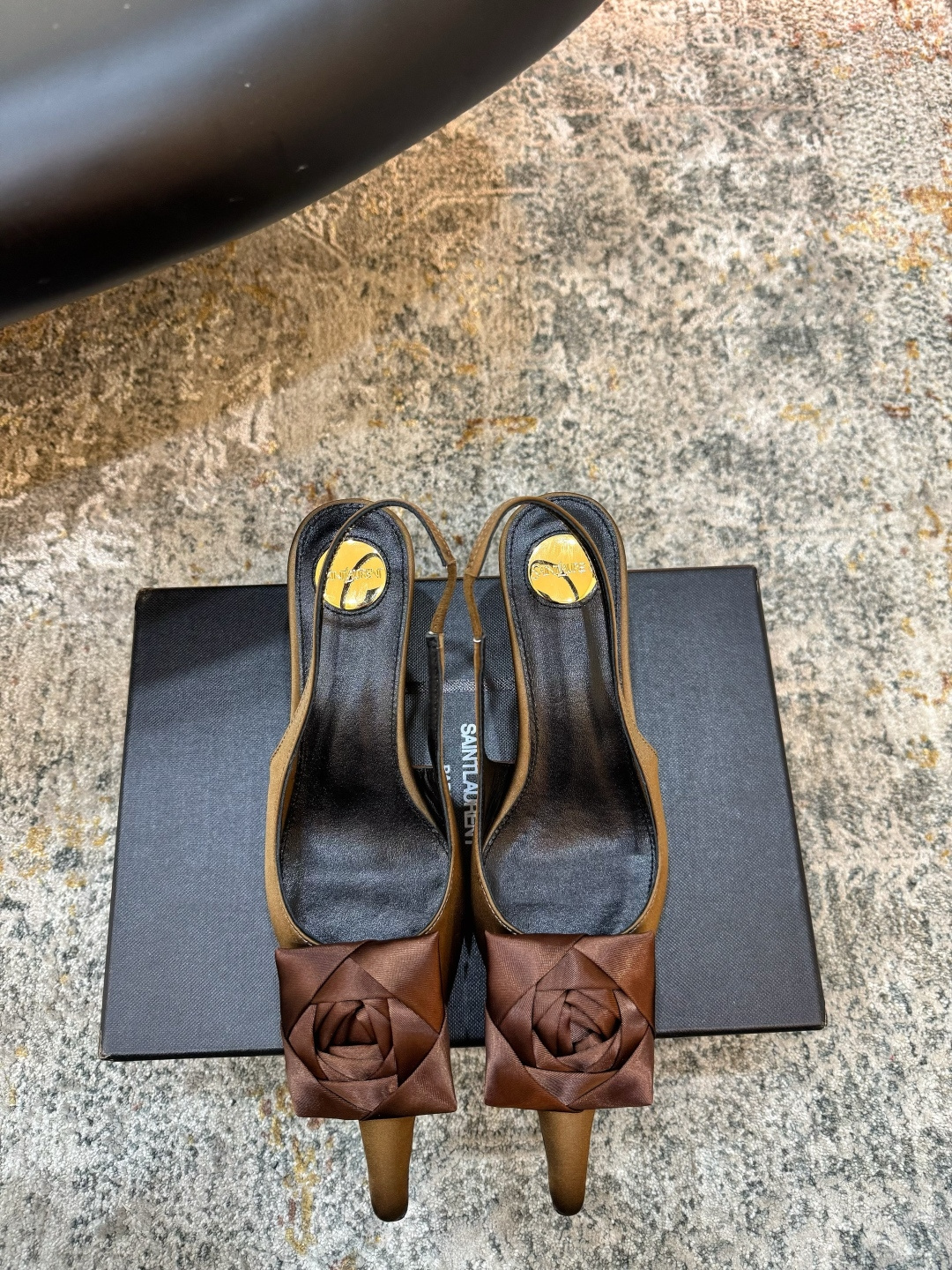 YSL 생로랑 미들 펌프스 힐 구두 신발 5.5cm