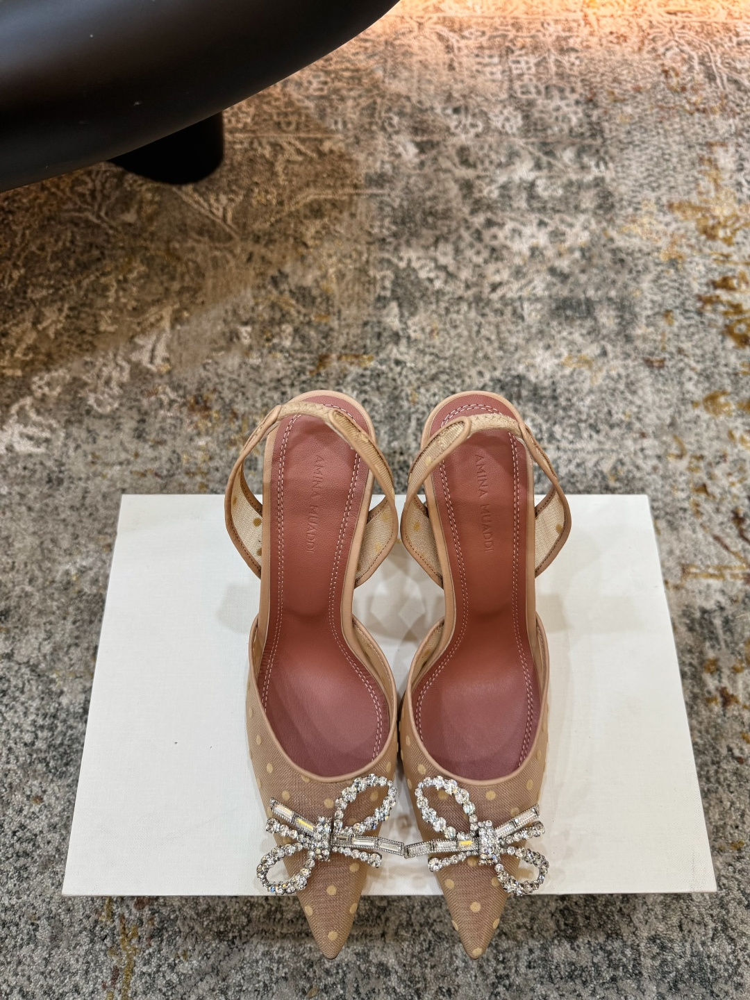 Amina Muaddi 아미나 무아디 힐 구두 신발 9.5cm