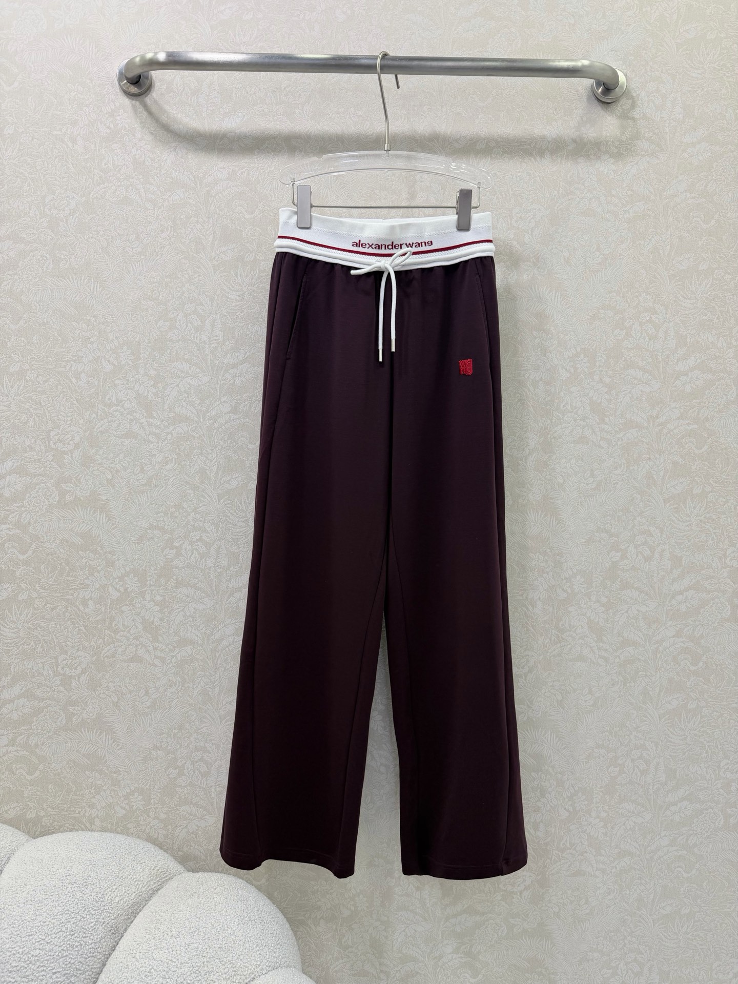 Alexander Wang 알렉산더 왕 26 신상 로고 밴딩 스포티 와이드 팬츠 바지 의류