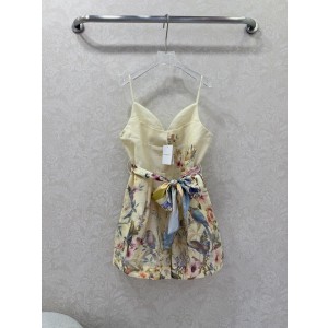 Zimmermann 짐머만 프린트 슬립 플라워 & 버드 점프수트 원피스 의류