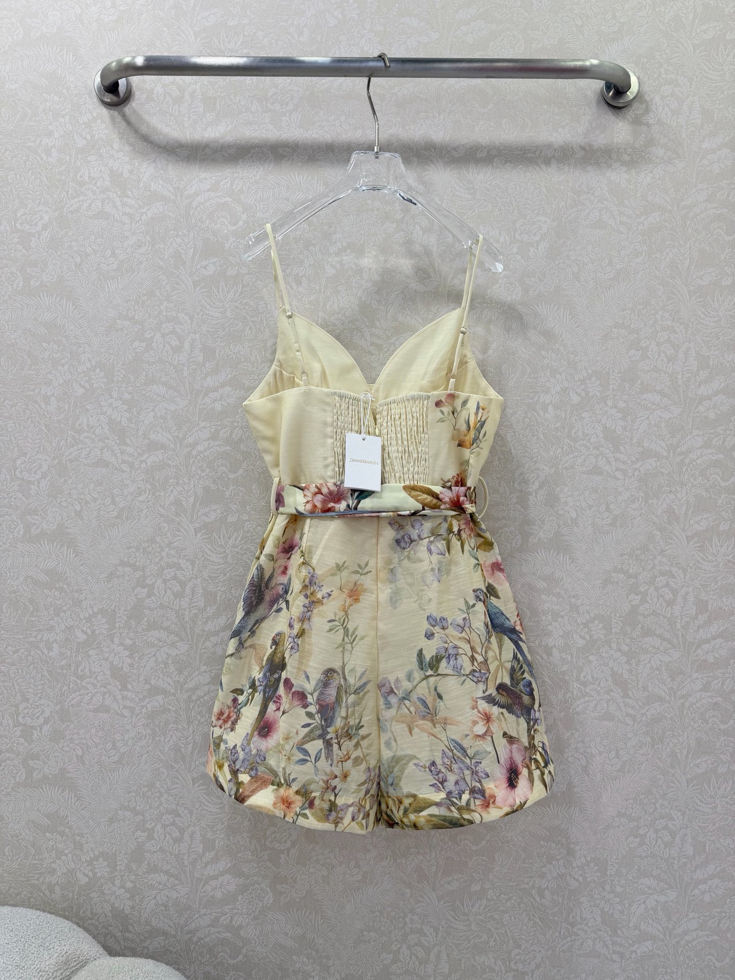 Zimmermann 짐머만 프린트 슬립 플라워 & 버드 점프수트 원피스 의류