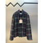 미우미우(MIU MIU) 체크 집업 플리스 자켓 의류