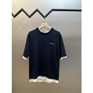 미우미우(MIU MIU) 레이어드 니트 스웨터 의류