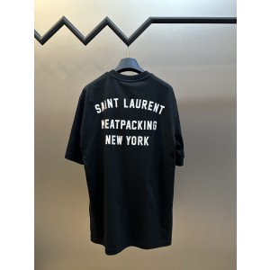 생로랑(SAINT LAURENT) 뉴욕 프린트 반팔 티셔츠 의류
