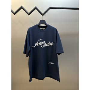 아크네 스튜디오(ACNE STUDIOS) 3D 자수 로고 반팔 티셔츠 의류