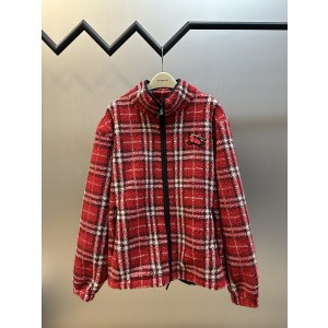 버버리(BURBERRY) 체크 자수 플리스 자켓 의류