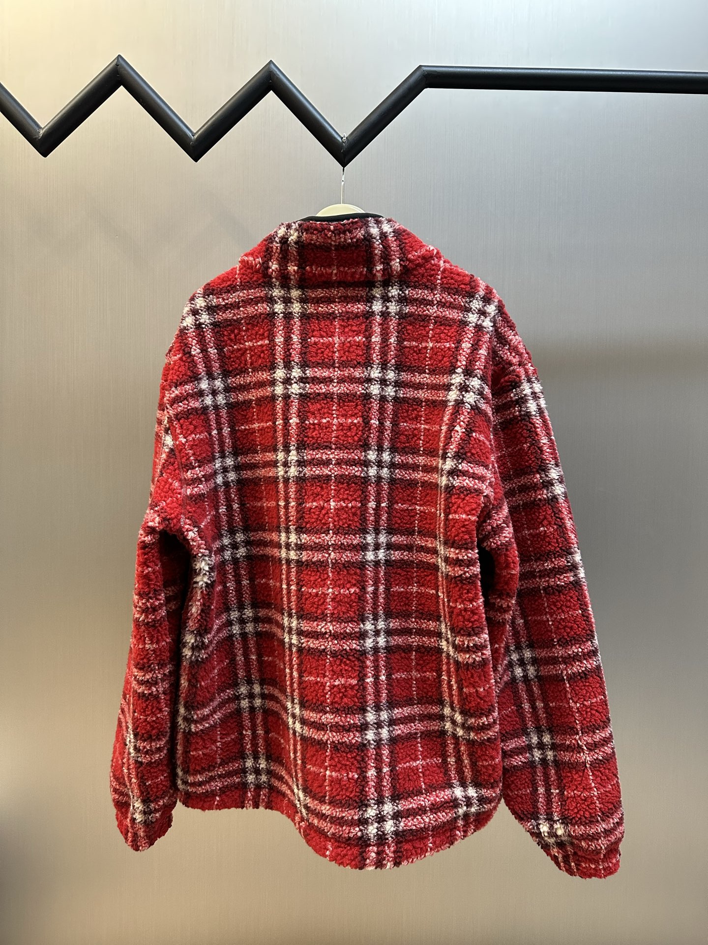 버버리(BURBERRY) 체크 자수 플리스 자켓 의류