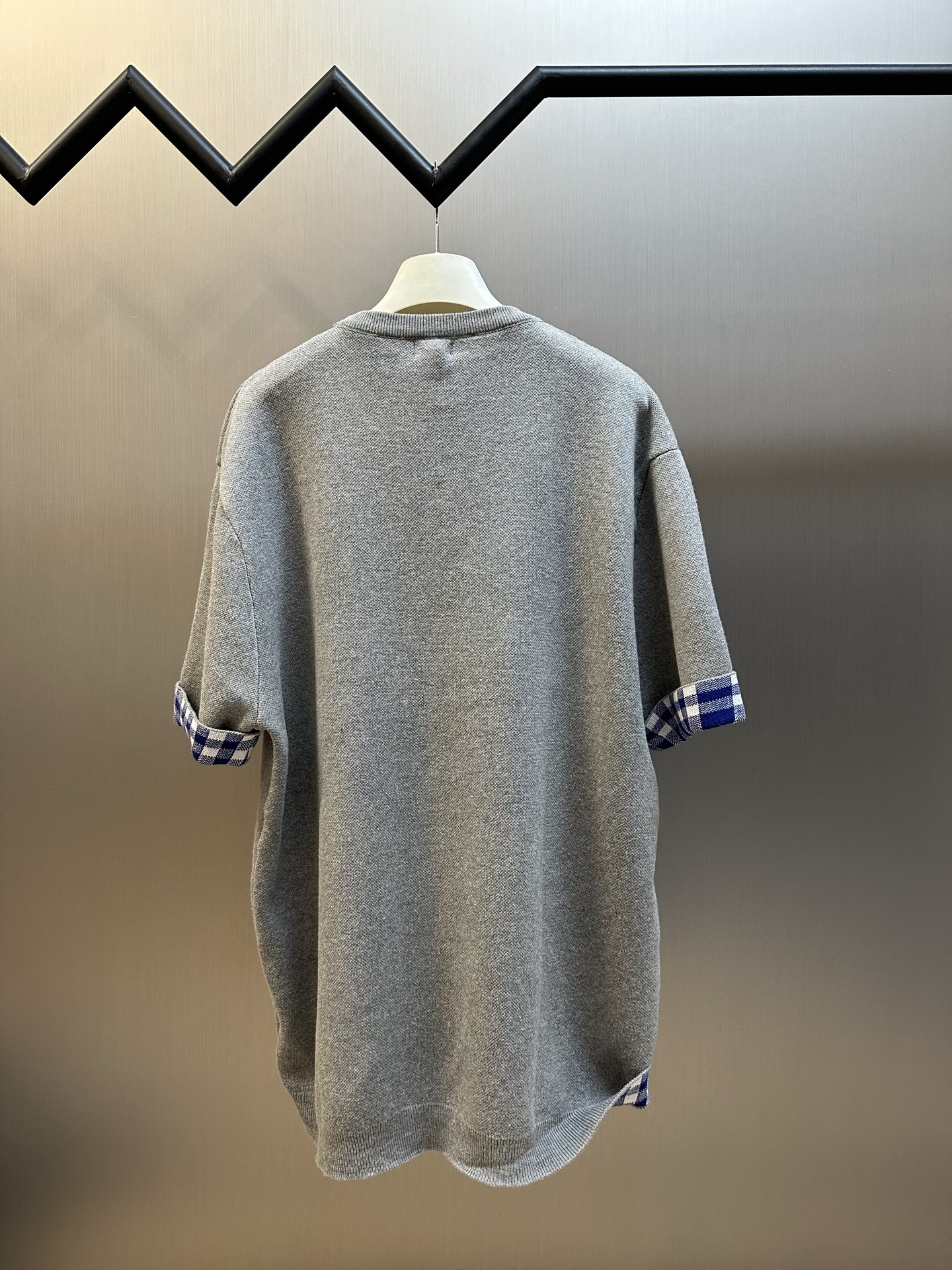 로에베(LOEWE) 로고 자카드 니트 반팔 티셔츠 의류