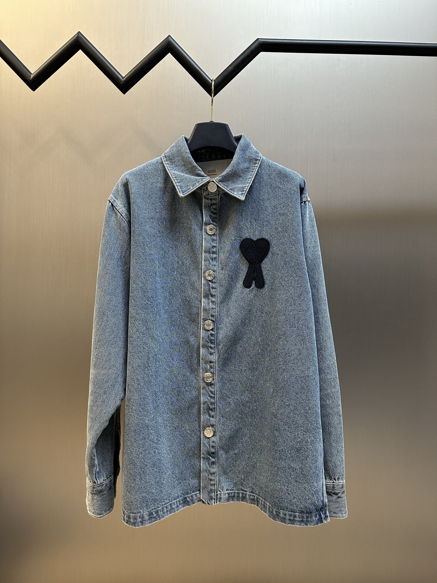 아미(AMI) 하트 자수 데님 자켓 의류