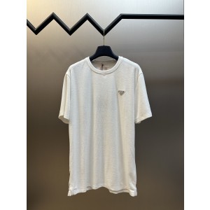 프라다(PRADA) 삼각 로고 타월 반팔 티셔츠 의류