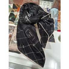 샤넬(CHANEL) 까멜리아 실크 목도리 스카프