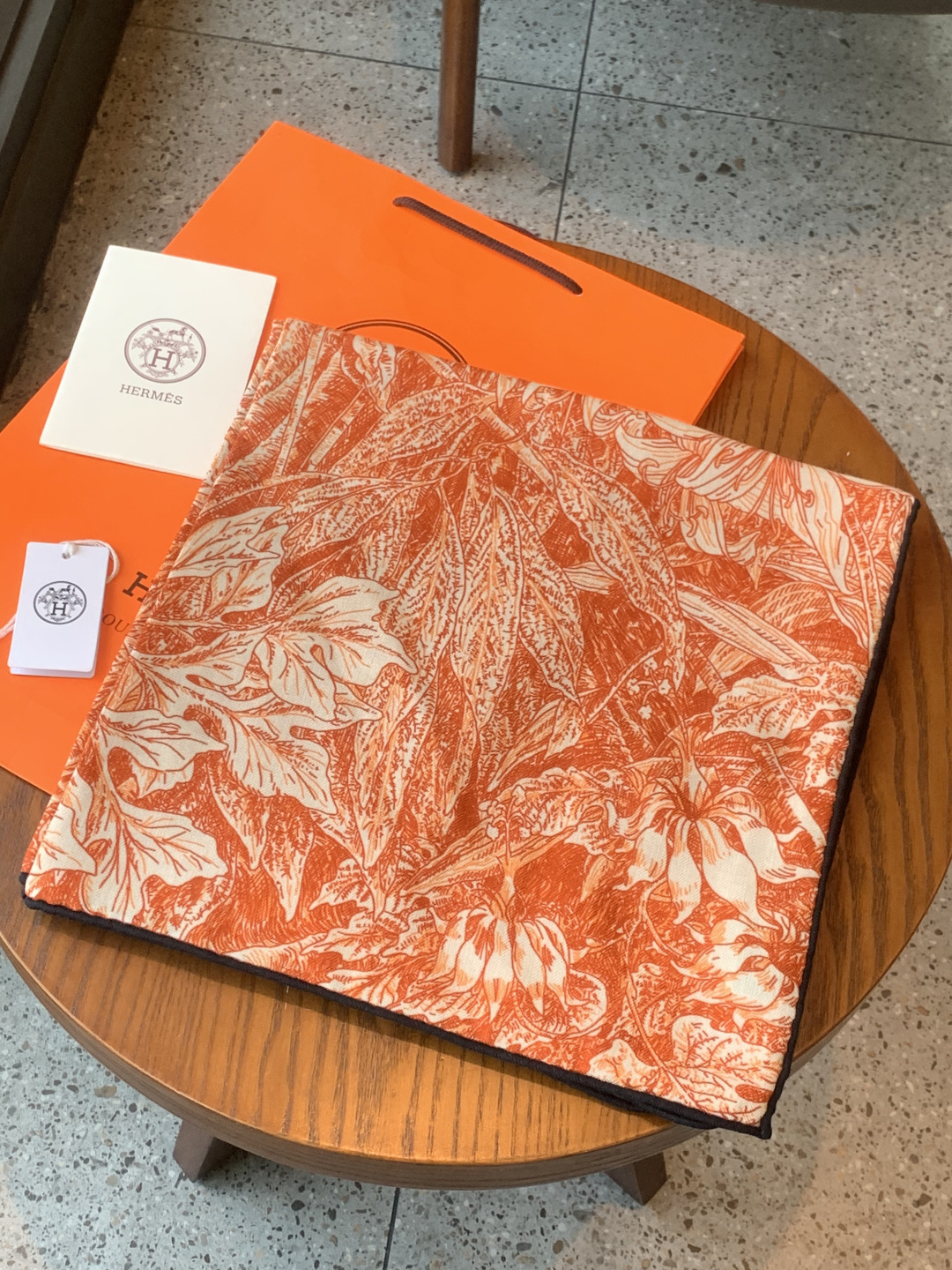 에르메스(HERMES) 캐시미어 실크 목도리 스카프