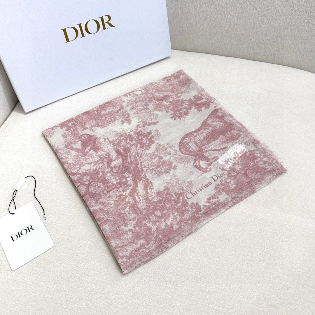 디올(DIOR) 애니멀 정글 캐시미어 목도리 스카프