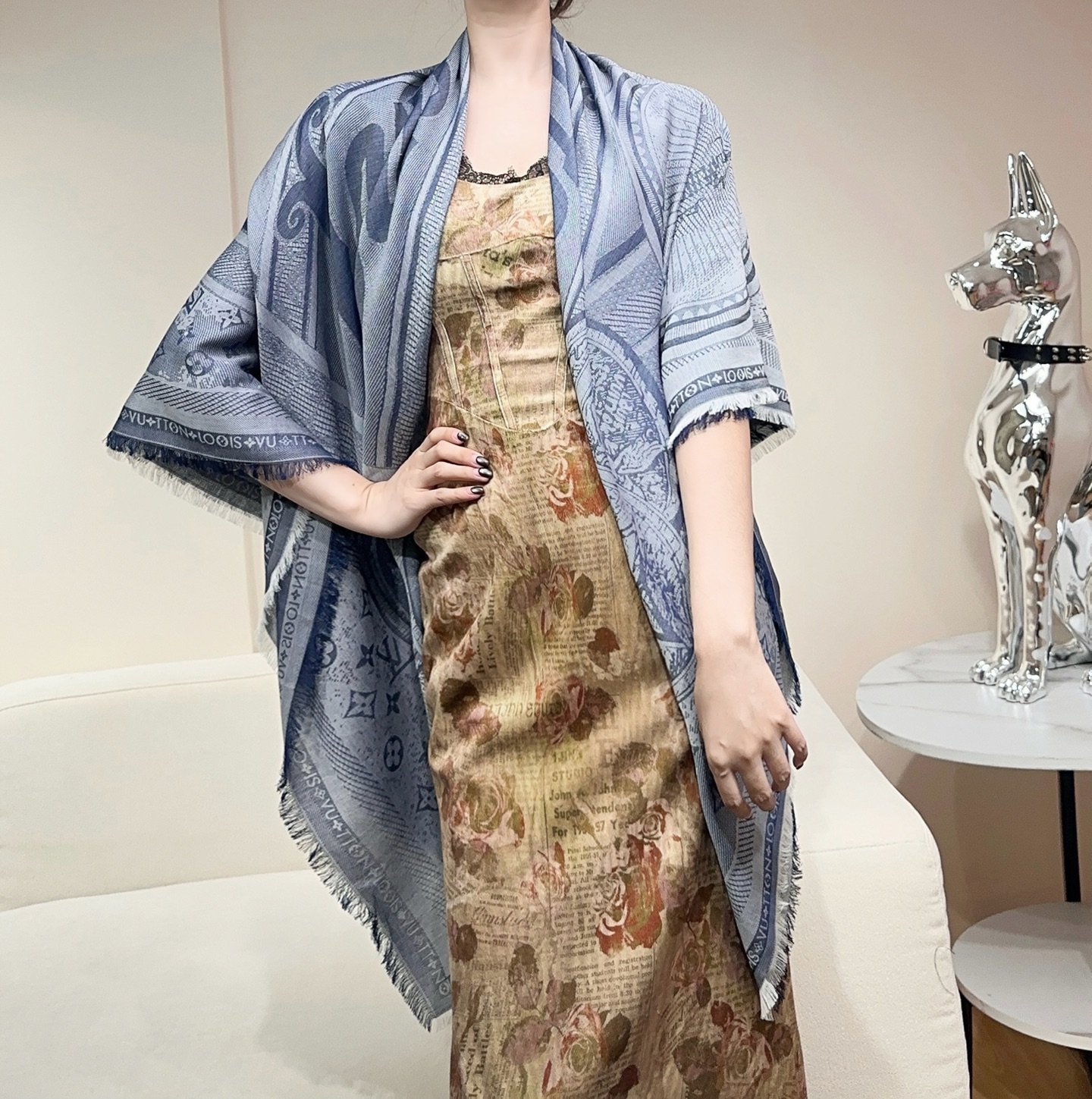 루이비통(LV) 말르 메르베이유 울 목도리 스카프