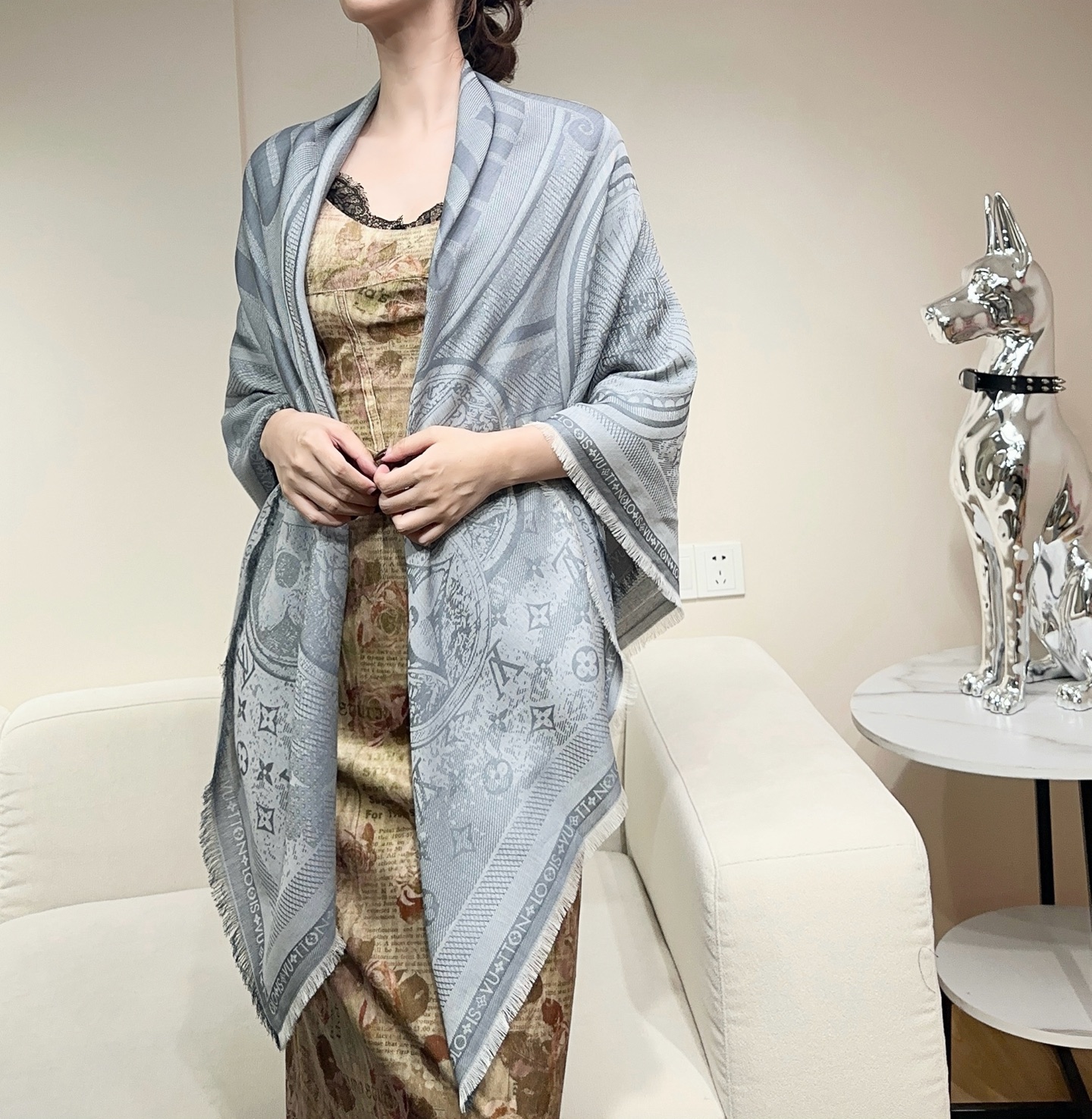 루이비통(LV) 말르 메르베이유 울 목도리 스카프