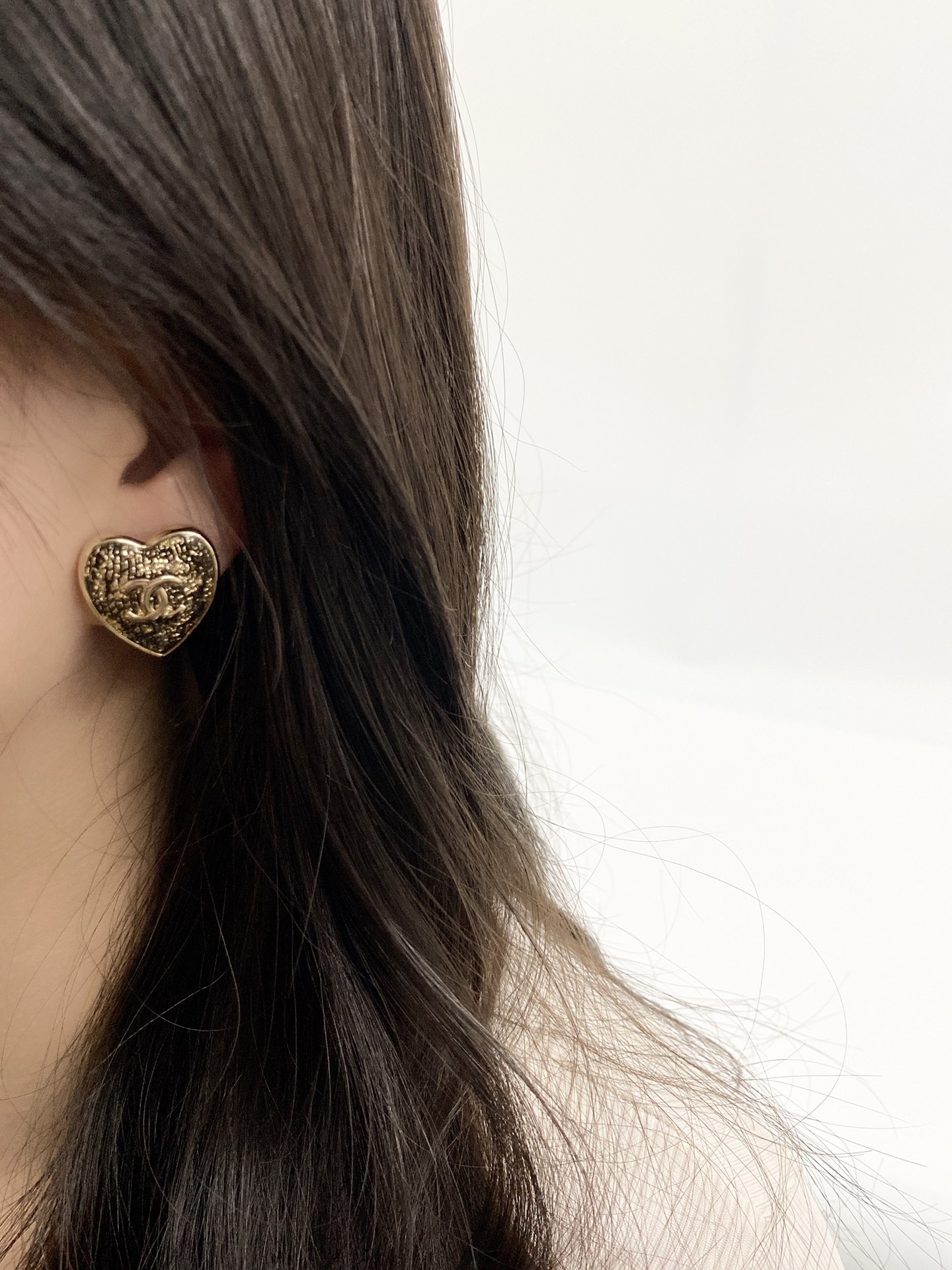 샤넬(CHANEL) 하트 귀걸이 악세사리