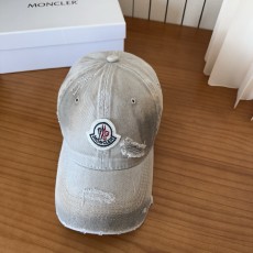 몽클레어 몽클레르(MONCLER) 워싱 디스트로이드 볼캡 모자