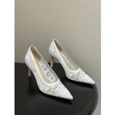 지안비토 로시(GIANVITO ROSSI) 메쉬 포인티드 하이힐 신발