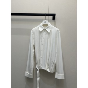 로에베(LOEWE) 비대칭 벨트 셔츠 의류