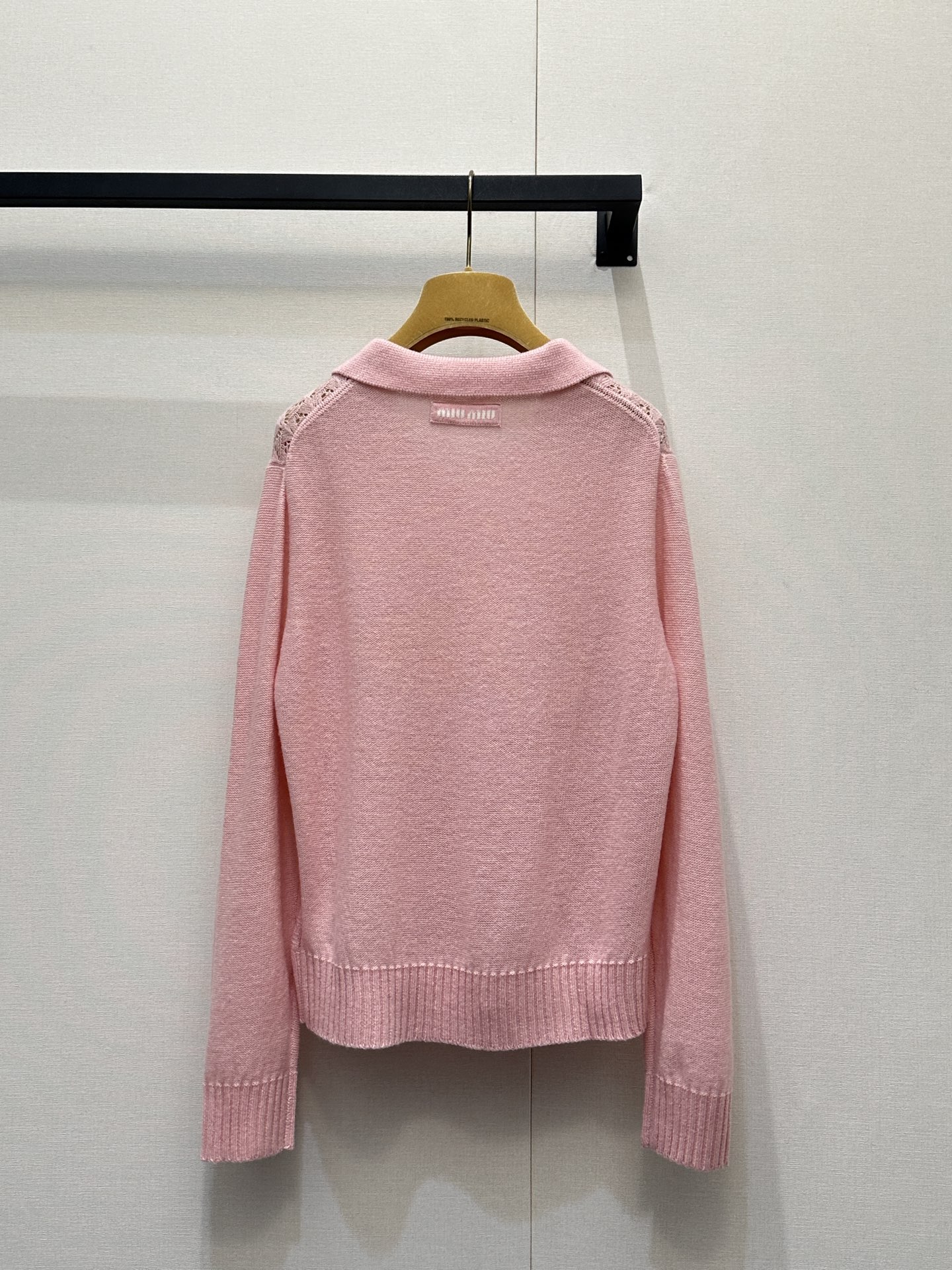 미우미우(MIU MIU) 펀칭 니트 폴로 셔츠 의류