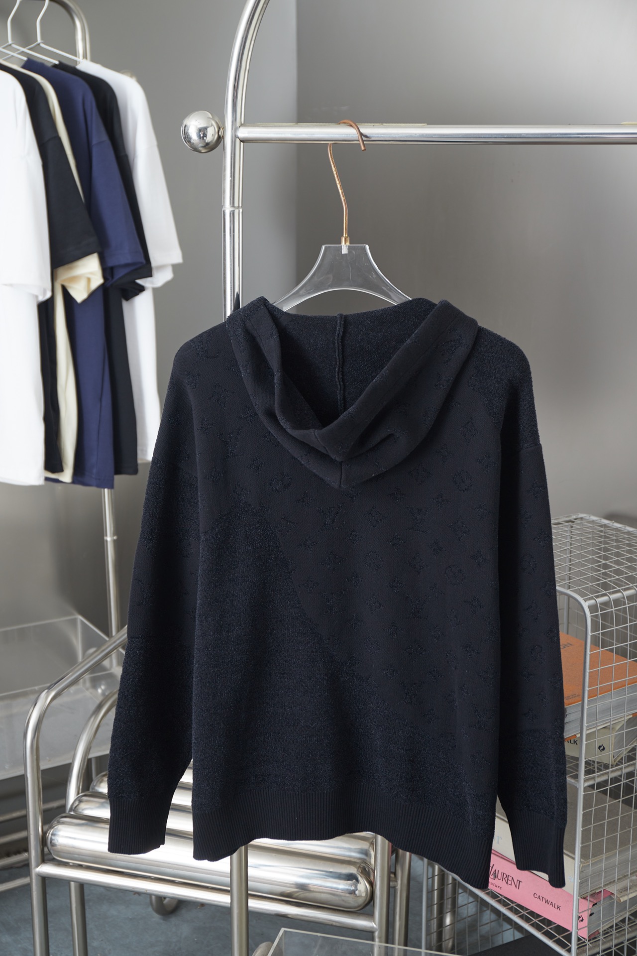 루이비통(LV) 자카드 니트 후드 스웨터 의류