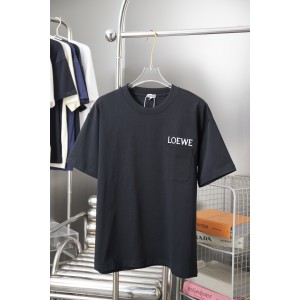 로에베(LOEWE) 포켓 로고 자수 반팔 티셔츠 의류