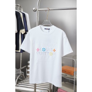 루이비통(LV) 플라워 프린팅 반팔 티셔츠 의류