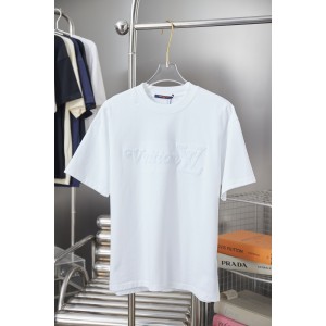 루이비통(LV) 워싱 자수 로고 반팔 티셔츠 의류