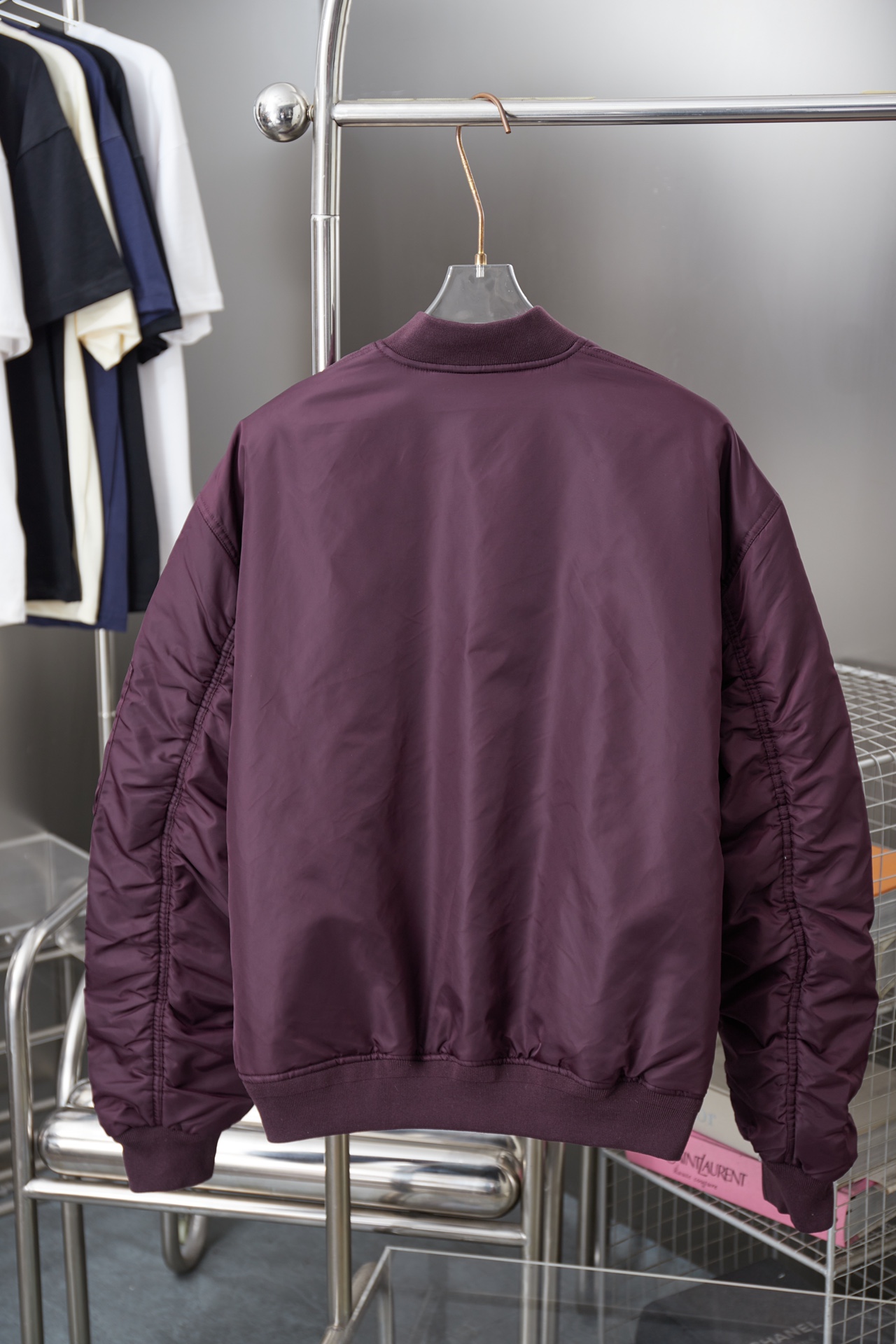 발렌시아가(Balenciaga) 패치 자수 항공 점퍼 의류