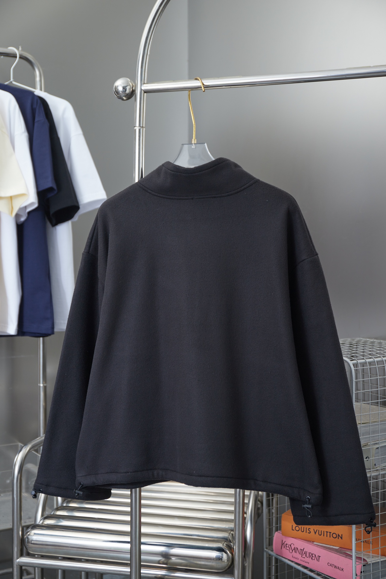 미우미우(MIU MIU) 자수 로고 플리스 집업 자켓 의류