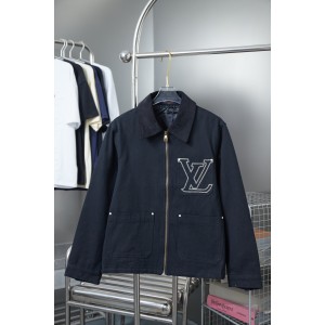 루이비통(LV) 포켓 자수 캔버스 자켓 의류