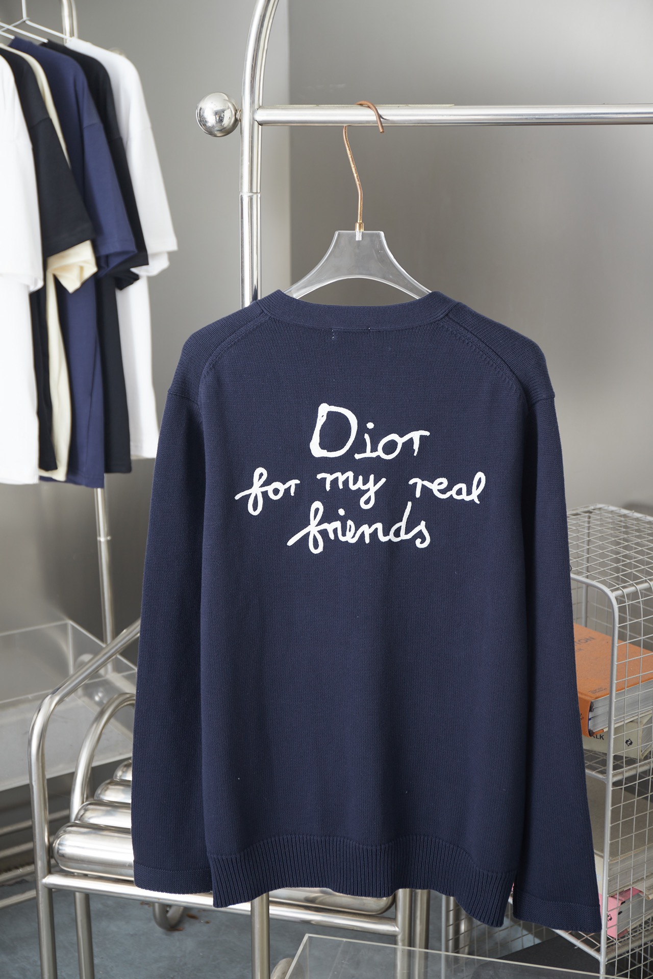 디올(DIOR) 자수 니트 가디건 의류