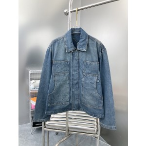 루이비통(LV) 엠보싱 모노그램 데님 자켓 의류