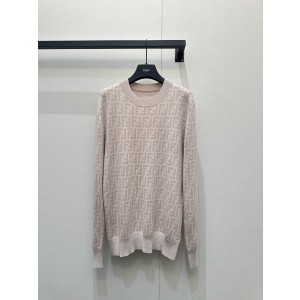 Fendi 펜디 FF 자카드 실크 울 긴팔 니트 의류