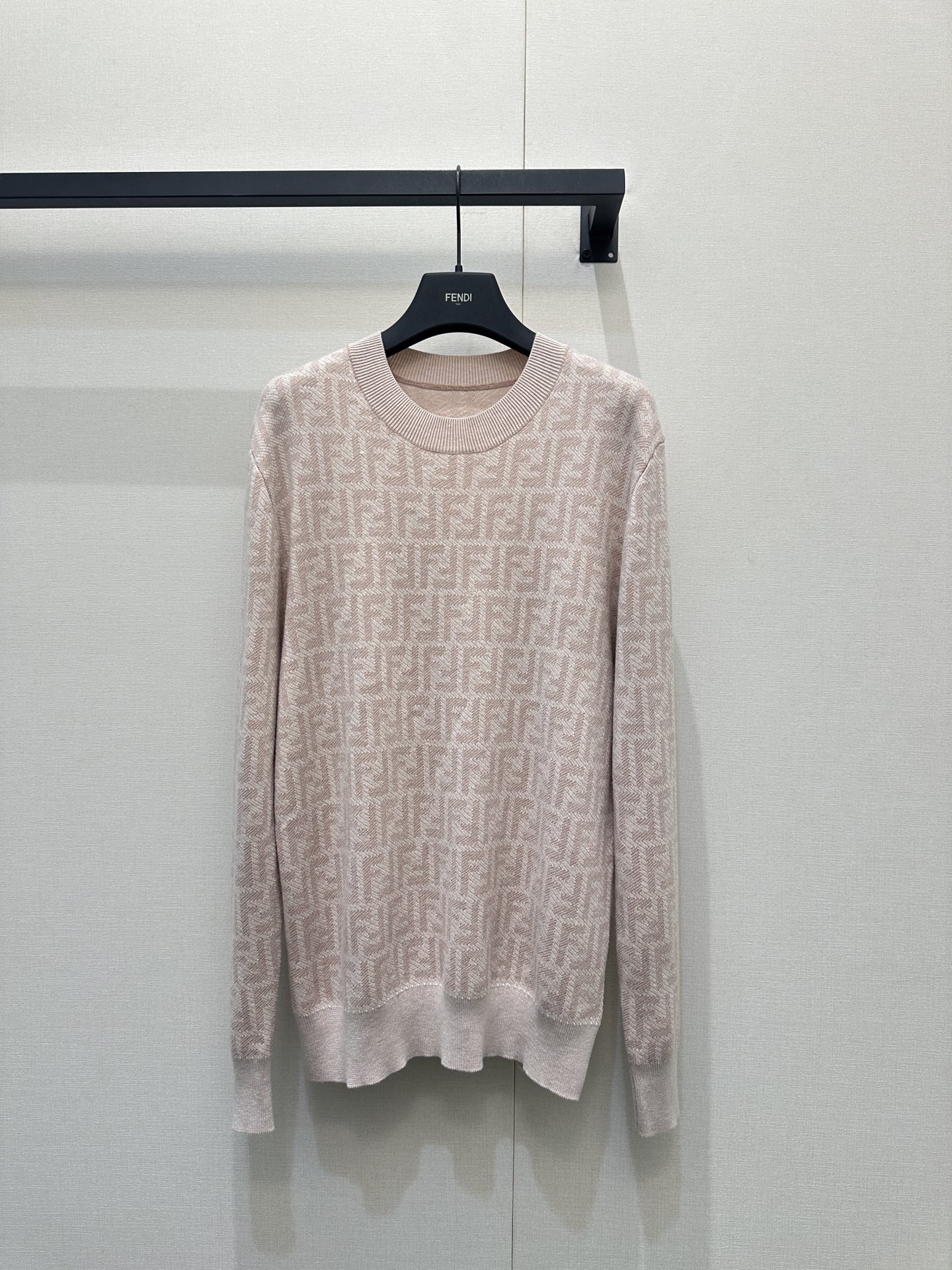 Fendi 펜디 FF 자카드 실크 울 긴팔 니트 의류