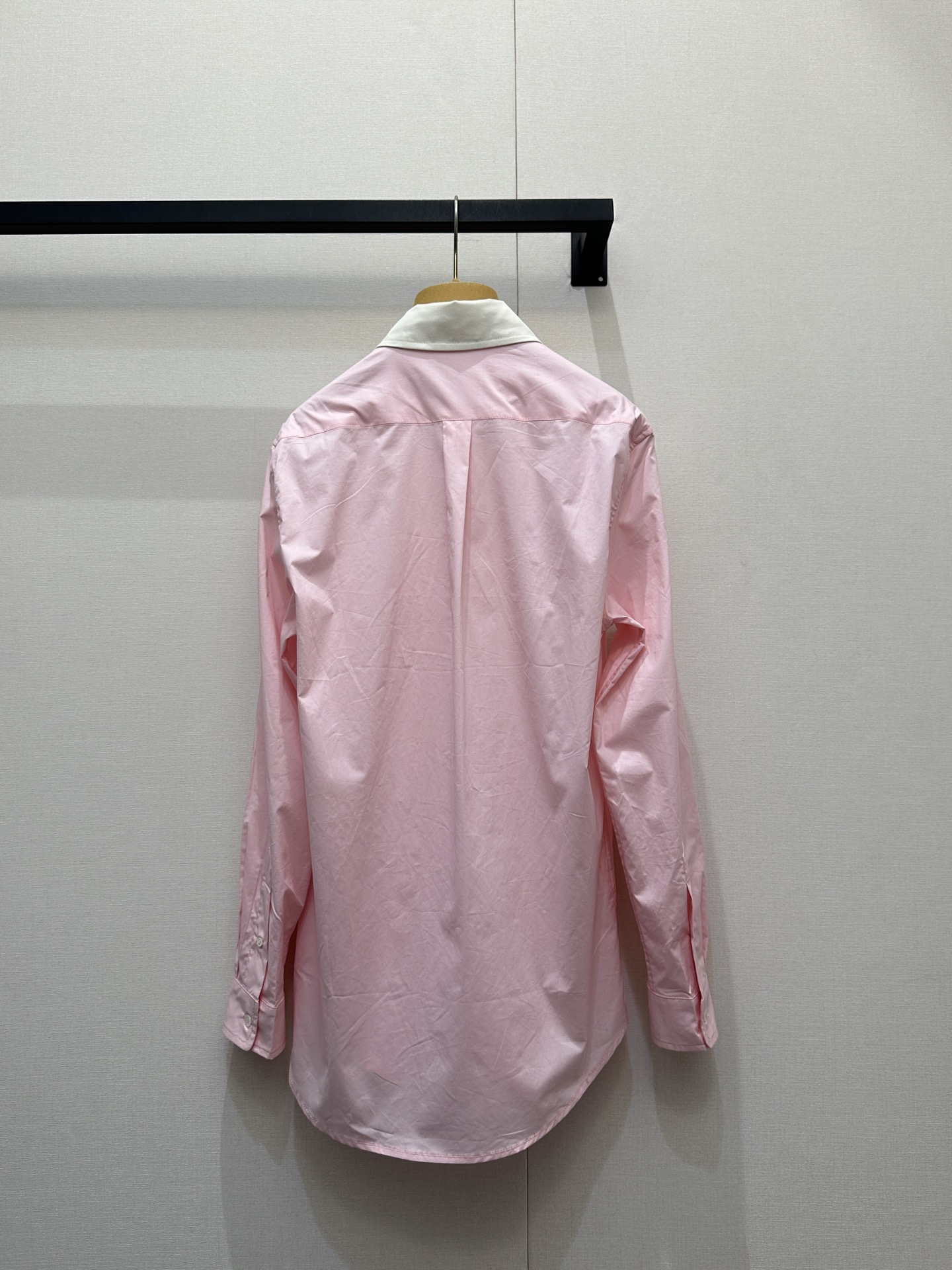 miumiu 미우미우 배색 카라 핑크 셔츠 의류