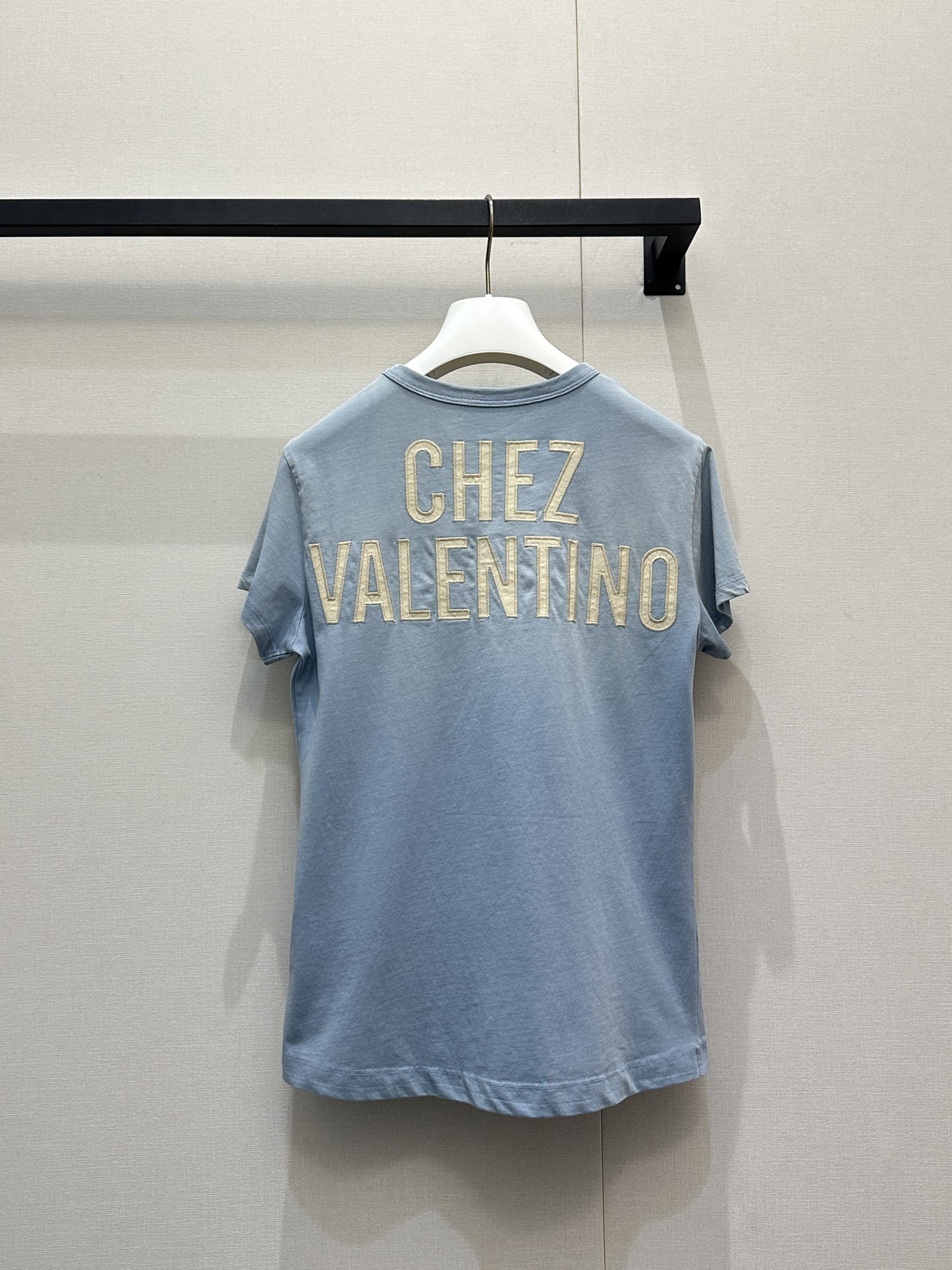 Valentino 발렌티노 배색 로고 코튼 반팔 티셔츠 의류