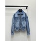 Celine 셀린느 레더 패치 투웨이 데님 자켓 재킷 의류