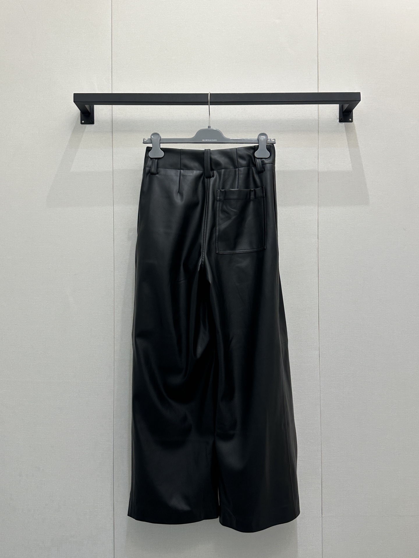 로에베(LOEWE) 플리츠 벨트 와이드 레더 팬츠 의류