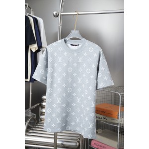 루이비통(LV) 로고 자카드 반팔 티셔츠 의류