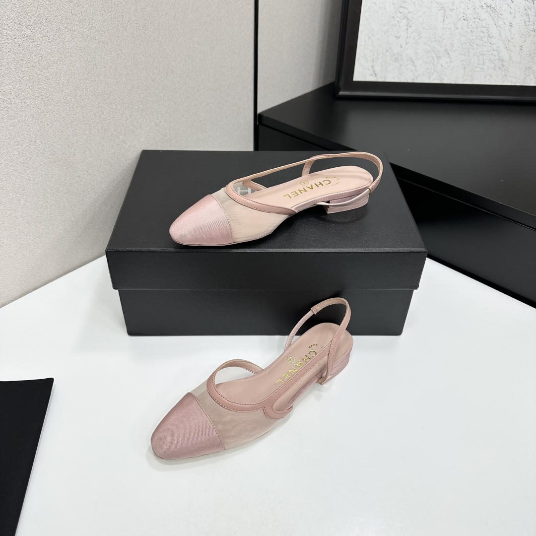 샤넬(CHANEL) 슬링백 투톤 샌들 신발