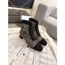 디올(DIOR) J’ADIOR 자수 니트 앵클 부츠 신발