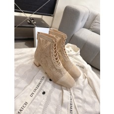 디올(DIOR) J’ADIOR 자수 니트 앵클 부츠 신발