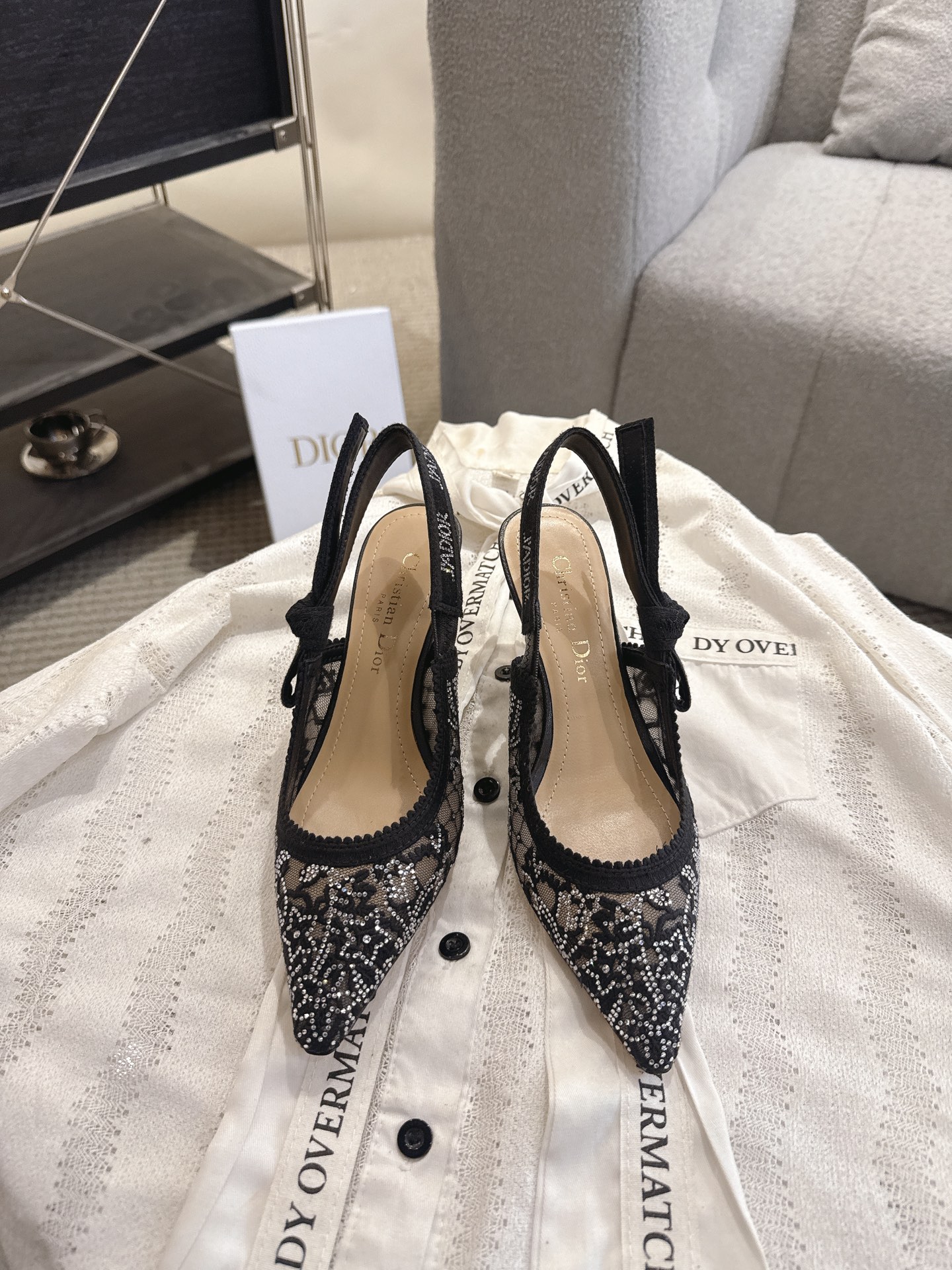 디올(DIOR) J’ADIOR 리본 스트랩 힐 샌들 신발