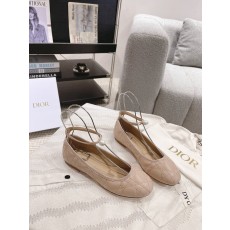 디올(DIOR) 진주 퀼팅 발레 플랫 슈즈 신발