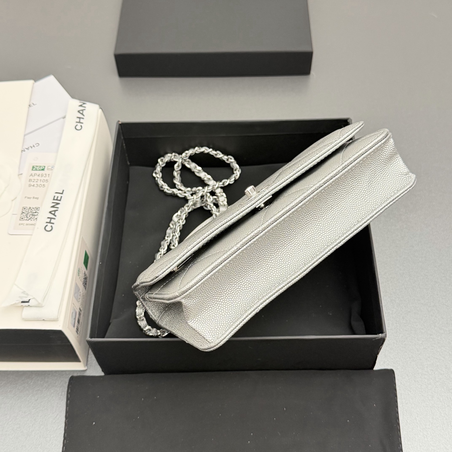 Chanel 샤넬 핸들 WOC 라지 다이아몬드 퀼팅 체인백 (AP4931)