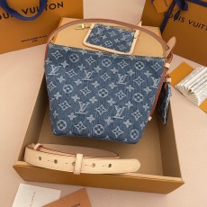 LV 루이비통 올 인(All In) BB 데님 랑데부 버킷백 가방